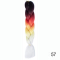 Bulk Hair Ombre expression Braiding Hair Synthetic Extensions Crochet Box Braids Color Hair Jumbo Braids