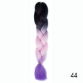 Bulk Hair Ombre expression Braiding Hair Synthetic Extensions Crochet Box Braids Color Hair Jumbo Braids
