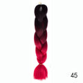 Bulk Hair Ombre expression Braiding Hair Synthetic Extensions Crochet Box Braids Color Hair Jumbo Braids