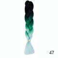Bulk Hair Ombre expression Braiding Hair Synthetic Extensions Crochet Box Braids Color Hair Jumbo Braids