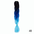 Bulk Hair Ombre expression Braiding Hair Synthetic Extensions Crochet Box Braids Color Hair Jumbo Braids