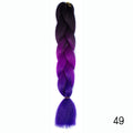 Bulk Hair Ombre expression Braiding Hair Synthetic Extensions Crochet Box Braids Color Hair Jumbo Braids