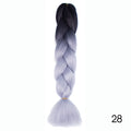 Bulk Hair Ombre expression Braiding Hair Synthetic Extensions Crochet Box Braids Color Hair Jumbo Braids