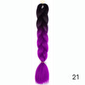 Bulk Hair Ombre expression Braiding Hair Synthetic Extensions Crochet Box Braids Color Hair Jumbo Braids