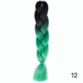 Bulk Hair Ombre expression Braiding Hair Synthetic Extensions Crochet Box Braids Color Hair Jumbo Braids