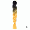 Bulk Hair Ombre expression Braiding Hair Synthetic Extensions Crochet Box Braids Color Hair Jumbo Braids