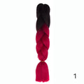 Bulk Hair Ombre expression Braiding Hair Synthetic Extensions Crochet Box Braids Color Hair Jumbo Braids