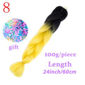 LISI HAIR Jumbo Braids Long Ombre Jumbo Synthetic Braiding Hair Crochet Blonde Pink Blue Grey Hair Extensions African Viscera