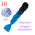 LISI HAIR Jumbo Braids Long Ombre Jumbo Synthetic Braiding Hair Crochet Blonde Pink Blue Grey Hair Extensions African Viscera