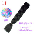 LISI HAIR Jumbo Braids Long Ombre Jumbo Synthetic Braiding Hair Crochet Blonde Pink Blue Grey Hair Extensions African Viscera