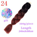 LISI HAIR Jumbo Braids Long Ombre Jumbo Synthetic Braiding Hair Crochet Blonde Pink Blue Grey Hair Extensions African Viscera