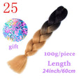LISI HAIR Jumbo Braids Long Ombre Jumbo Synthetic Braiding Hair Crochet Blonde Pink Blue Grey Hair Extensions African Viscera