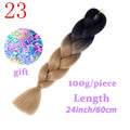 LISI HAIR Jumbo Braids Long Ombre Jumbo Synthetic Braiding Hair Crochet Blonde Pink Blue Grey Hair Extensions African Viscera