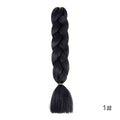 YXCHERISHAIR 24" Synthetic Braiding Hair Extensions Ombre Crochet Braids Yellow Hair Jumbo Braid Box Braids