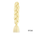 YXCHERISHAIR 24" Synthetic Braiding Hair Extensions Ombre Crochet Braids Yellow Hair Jumbo Braid Box Braids