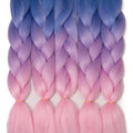 VERVES Braiding Hair 1 piece 24inch Jumbo Braids 100g/piece Synthetic ombre high temperature Fiber Hair Extensions crochet braid