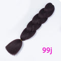 VERVES Braiding Hair 1 piece 24inch Jumbo Braids 100g/piece Synthetic ombre high temperature Fiber Hair Extensions crochet braid