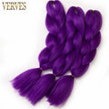 VERVES Braiding Hair 1 piece 24inch Jumbo Braids 100g/piece Synthetic ombre high temperature Fiber Hair Extensions crochet braid