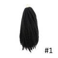 Ombre Marley Braids Synthetic Fiber Hair Extension Afro Curly Hair Crochet Braiding Hair Weave 18strands/pack Toyotress Hair