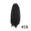 Ombre Marley Braids Synthetic Fiber Hair Extension Afro Curly Hair Crochet Braiding Hair Weave 18strands/pack Toyotress Hair