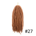 Ombre Marley Braids Synthetic Fiber Hair Extension Afro Curly Hair Crochet Braiding Hair Weave 18strands/pack Toyotress Hair