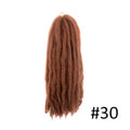 Ombre Marley Braids Synthetic Fiber Hair Extension Afro Curly Hair Crochet Braiding Hair Weave 18strands/pack Toyotress Hair