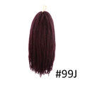 Ombre Marley Braids Synthetic Fiber Hair Extension Afro Curly Hair Crochet Braiding Hair Weave 18strands/pack Toyotress Hair