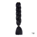 Hair Braid Synthetic Hair Extensions Jumbo False Braid Ombre Braiding Hair Pink Grey Blue Color