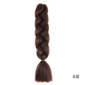 Hair Braid Synthetic Hair Extensions Jumbo False Braid Ombre Braiding Hair Pink Grey Blue Color