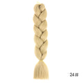 Hair Braid Synthetic Hair Extensions Jumbo False Braid Ombre Braiding Hair Pink Grey Blue Color
