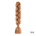 Hair Braid Synthetic Hair Extensions Jumbo False Braid Ombre Braiding Hair Pink Grey Blue Color