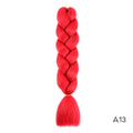 Hair Braid Synthetic Hair Extensions Jumbo False Braid Ombre Braiding Hair Pink Grey Blue Color