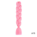 Hair Braid Synthetic Hair Extensions Jumbo False Braid Ombre Braiding Hair Pink Grey Blue Color