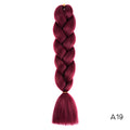 Hair Braid Synthetic Hair Extensions Jumbo False Braid Ombre Braiding Hair Pink Grey Blue Color