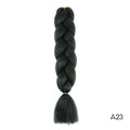 Hair Braid Synthetic Hair Extensions Jumbo False Braid Ombre Braiding Hair Pink Grey Blue Color