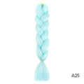 Hair Braid Synthetic Hair Extensions Jumbo False Braid Ombre Braiding Hair Pink Grey Blue Color