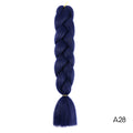 Hair Braid Synthetic Hair Extensions Jumbo False Braid Ombre Braiding Hair Pink Grey Blue Color