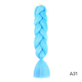Hair Braid Synthetic Hair Extensions Jumbo False Braid Ombre Braiding Hair Pink Grey Blue Color