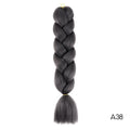 Hair Braid Synthetic Hair Extensions Jumbo False Braid Ombre Braiding Hair Pink Grey Blue Color