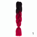 Hair Braid Synthetic Hair Extensions Jumbo False Braid Ombre Braiding Hair Pink Grey Blue Color