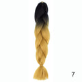 Hair Braid Synthetic Hair Extensions Jumbo False Braid Ombre Braiding Hair Pink Grey Blue Color