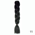 Hair Braid Synthetic Hair Extensions Jumbo False Braid Ombre Braiding Hair Pink Grey Blue Color