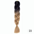 Hair Braid Synthetic Hair Extensions Jumbo False Braid Ombre Braiding Hair Pink Grey Blue Color