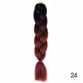 Hair Braid Synthetic Hair Extensions Jumbo False Braid Ombre Braiding Hair Pink Grey Blue Color