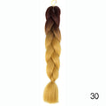 Hair Braid Synthetic Hair Extensions Jumbo False Braid Ombre Braiding Hair Pink Grey Blue Color