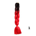 Sambraid 24 Inch Ombre Jumbo Braiding Hair For Jumbo Braids 100g/Pack False Hair Synthetic Crochet Braids Hair Extensions