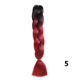 Sambraid 24 Inch Ombre Jumbo Braiding Hair For Jumbo Braids 100g/Pack False Hair Synthetic Crochet Braids Hair Extensions