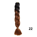 Sambraid 24 Inch Ombre Jumbo Braiding Hair For Jumbo Braids 100g/Pack False Hair Synthetic Crochet Braids Hair Extensions