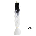 Sambraid 24 Inch Ombre Jumbo Braiding Hair For Jumbo Braids 100g/Pack False Hair Synthetic Crochet Braids Hair Extensions