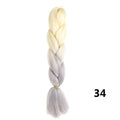 Sambraid 24 Inch Ombre Jumbo Braiding Hair For Jumbo Braids 100g/Pack False Hair Synthetic Crochet Braids Hair Extensions